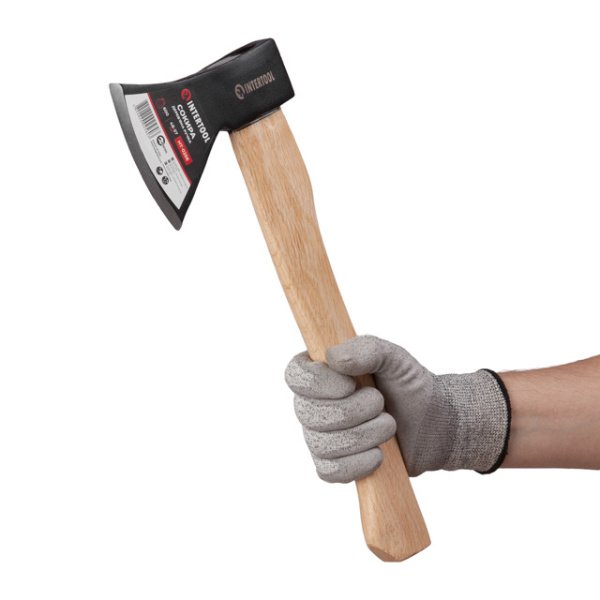 Сокира 600 г, ручка пекан INTERTOOL HT-0256