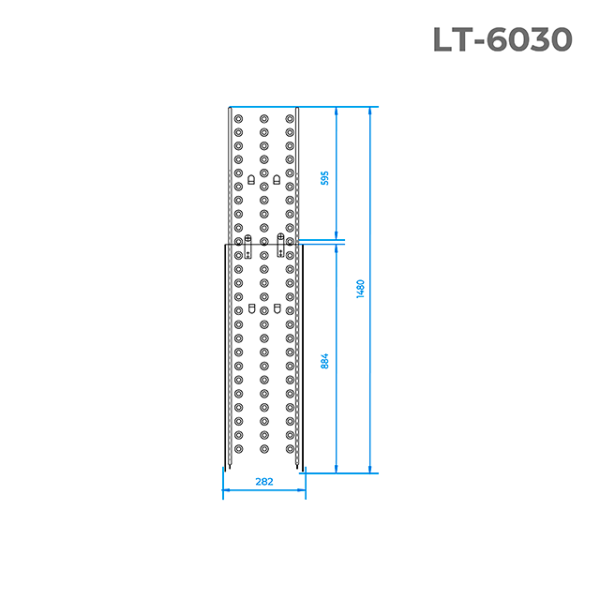 Робоча платформа до драбини LT-0030 INTERTOOL LT-6030