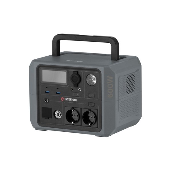 Станція зарядна портативна 0,6 кВт, 537,6 Втг, LiFePO4 INTERTOOL WT-7001