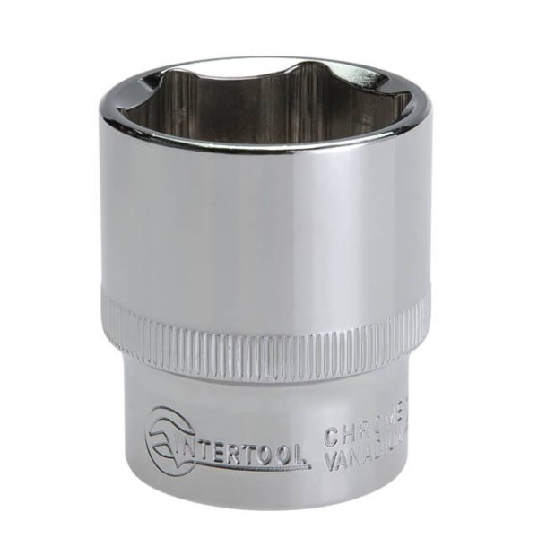 Головка шестигранна 1/2", 29×44 мм, Cr-V, STORM INTERTOOL ET-0029