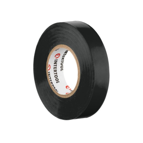 Стрічка ізоляційна 0.15мм*17мм*25м чорна INTERTOOL IT-0026