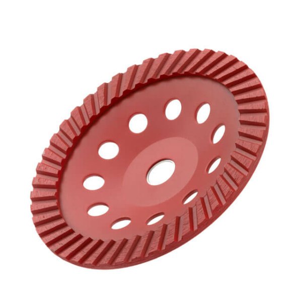 Фреза шліфувальна торцева алмазна Turbo 180 x 22.2мм INTERTOOL CT-6280