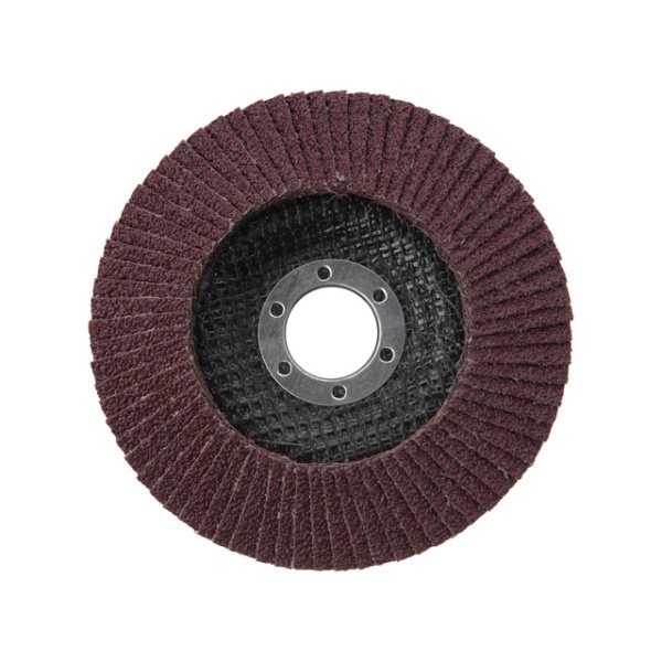 Диск шліфувальний пелюстковий, 115×22 мм, зерно K36, 13300 об/хв INTERTOOL BT-0103