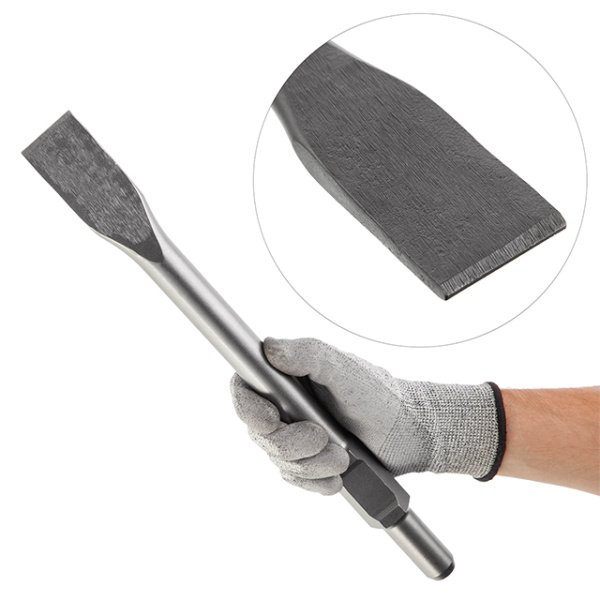 Зубило плоске, HEX, 39 мм, 410×30 мм INTERTOOL SD-0462