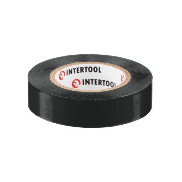 Стрічка ізоляційна, 17 мм * 15 мм * 0.15 мм, чорна INTERTOOL IT-0016