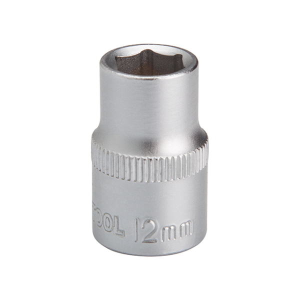 Головка шестигранна 1/2", 12мм*38мм. INTERTOOL ET-2012