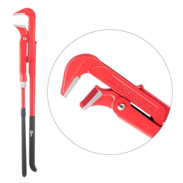 Ключ трубний 2.0" 90° INTERTOOL HT-0189