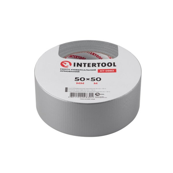 Скотч універсальний армований, 50 м, 50 мм INTERTOOL KT-0983