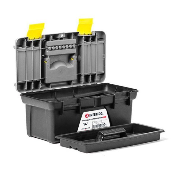 Ящик для  інструментів 14" 355*182*153мм INTERTOOL BX-0314