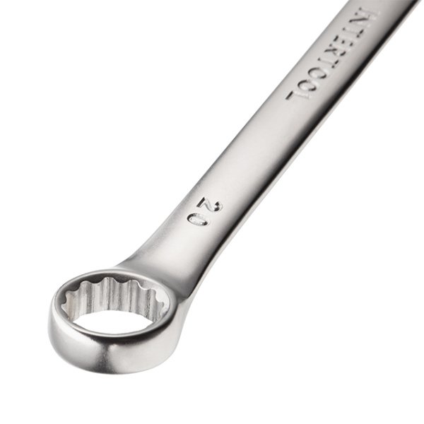 Ключ комбінований 20мм Cr-V INTERTOOL HT-1220