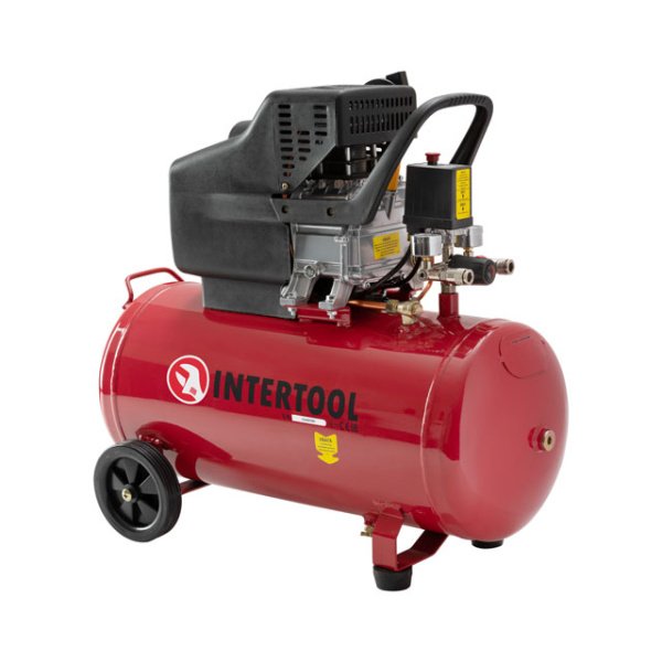 Компресор Мінськ-50, 1.5 кВт, 220 В, 8 атм, 205 л/хв INTERTOOL PT-0021