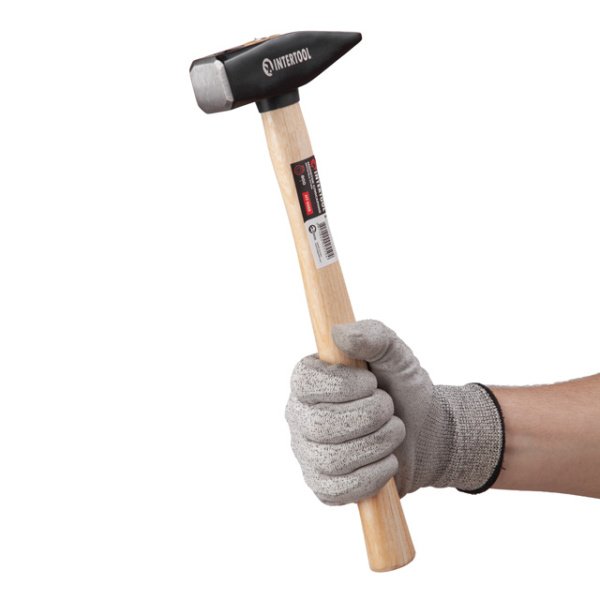 Молоток слюсарний 800 г, ручка ясен INTERTOOL HT-0255