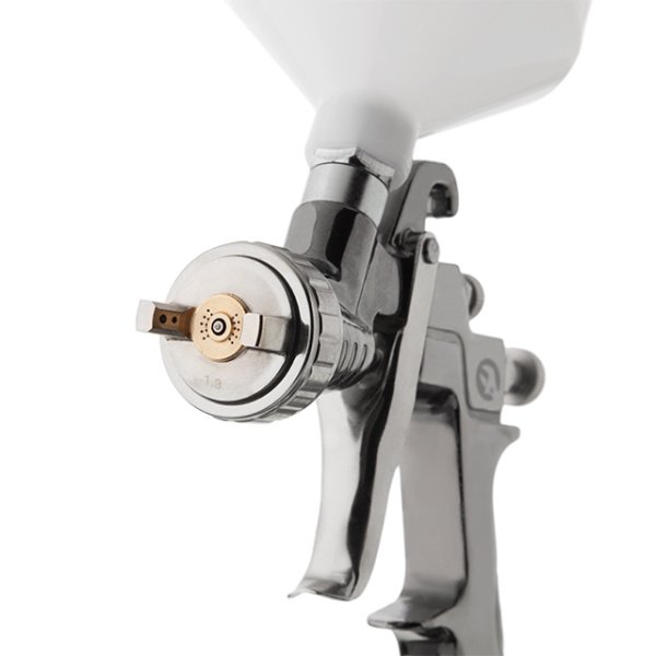 Фарбопульт пневматичний LVLP, форсунка: 1,3 мм, з редуктором, пластиковий бачок: 600 мл, 2 бар INTERTOOL PT-0130