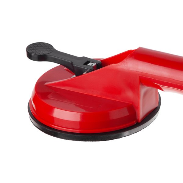 Тримач-присоска для скла, подвійна: 2×120 мм, максимальне навантаження: 80 кг INTERTOOL HT-7102