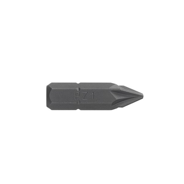 Комплект насадок до викруток PZ1, 1/4", 25 мм, уп. 25 шт. INTERTOOL VT-5945