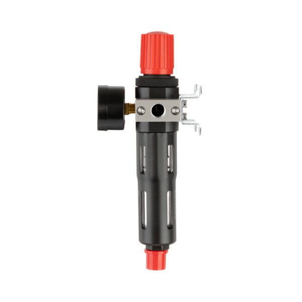 Фільтр для очищення повітря з редуктором 1/4", 5 мкм, 1200 л/хв., метал, професійний INTERTOOL PT-1419