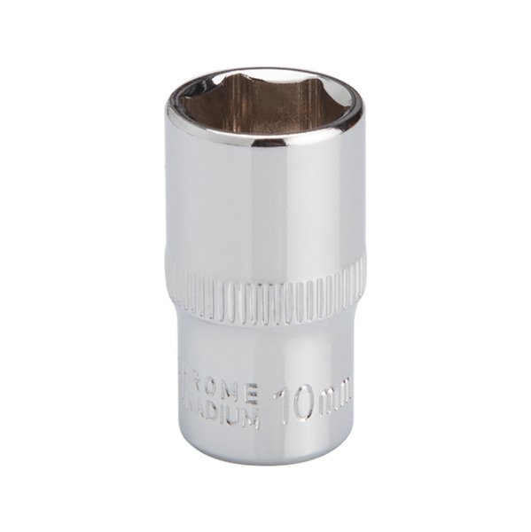 Головка шестигранна 1/4", 10×25 мм, Cr-V, STORM INTERTOOL ET-0440