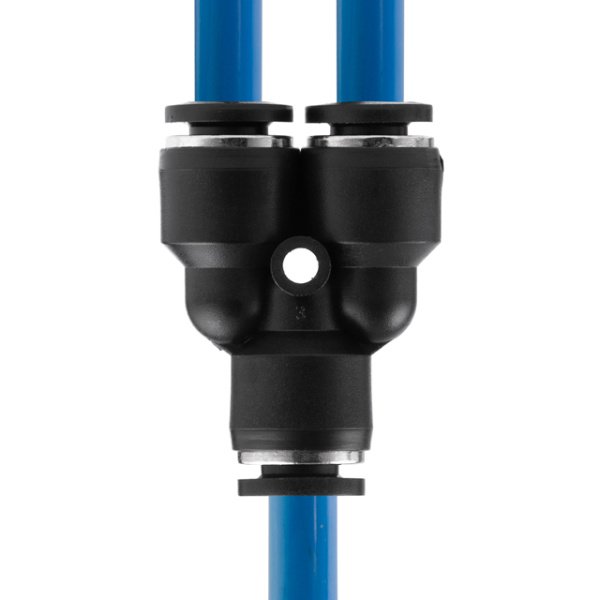 З'єднання цангове Y-образне для поліуретанових та ін. шлангів 6 мм INTERTOOL PT-2371