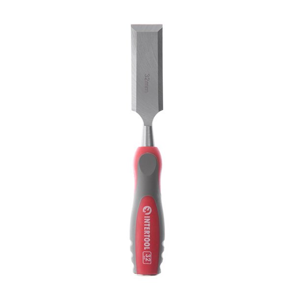 Стамеска 32мм, Cr-V, двокомпонентна рукоятка INTERTOOL HT-3532