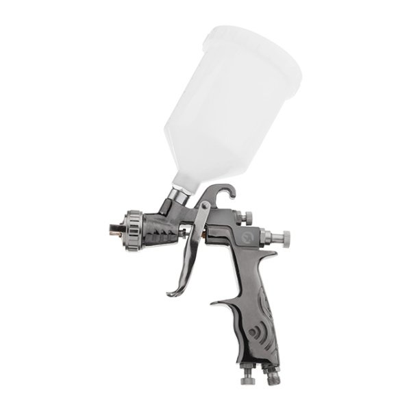 Фарбопульт пневматичний LVLP, форсунка: 1,3 мм, з редуктором, пластиковий бачок: 600 мл, 2 бар INTERTOOL PT-0130