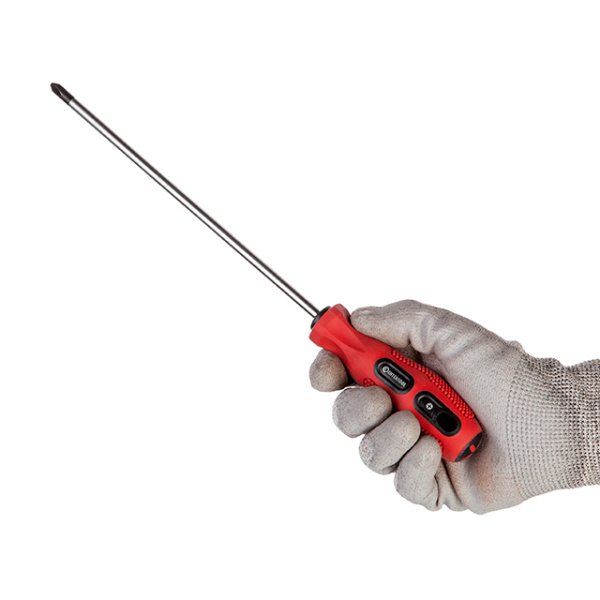 Викрутка хрестова PH2 * 200 мм INTERTOOL VT-3146