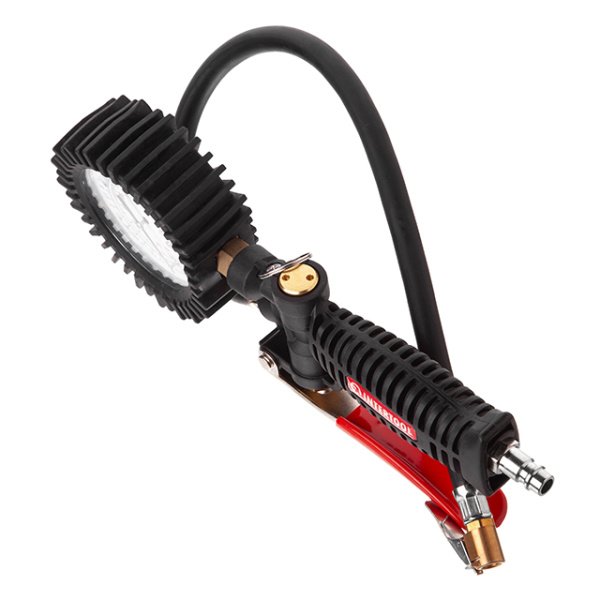 Пістолет для підкачування коліс з манометром пневматичний професiйний INTERTOOL PT-0510