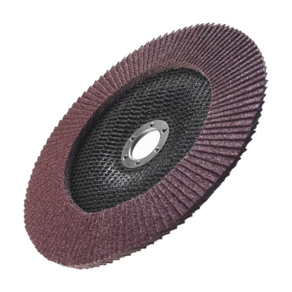 Диск шліфувальний пелюстковий, 180×22 мм, зерно K60, 7000 об/хв INTERTOOL BT-0226