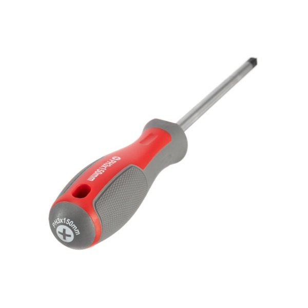 Викруткa хрестова, PH3×150 мм, Cr-V INTERTOOL VT-3324