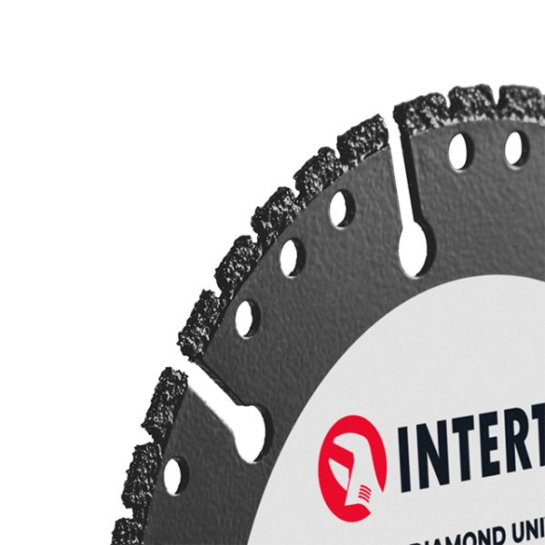 Диск універсальний сегментний алмазний, 125 мм, 16-18%, 12200 об/хв INTERTOOL CT-1000