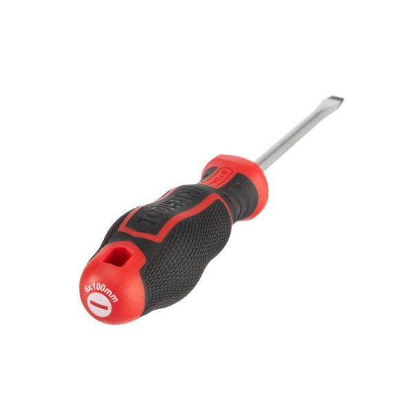 Викрутка шлицьова, SL6,0×100 мм, S2, STORM INTERTOOL VT-3410