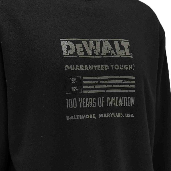 Світшот 100 YEAR LOGO SWEATSHIRT DeWALT DWC237-001-L