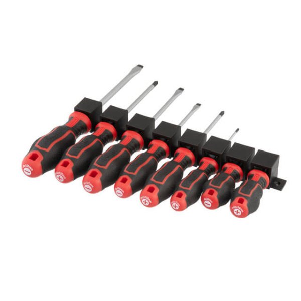 Набір викруток, 8 од., S2, 38-150 мм (SL5, SL6, SL8, PH0, PH1, PH2, PH2) STORM INTERTOOL VT-3438