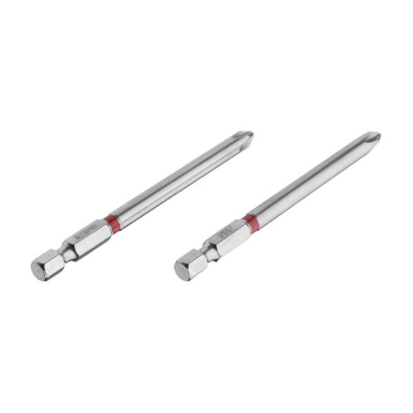 Комплект викруткових насадок, PH2, 1/4"×90 мм, S2, 2 од., STORM INTERTOOL VT-0224