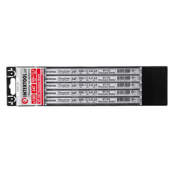Полотно ножівкове по металу 300 x 12.5 x 0.62, 24T, W3, HSS INTERTOOL HT-3020