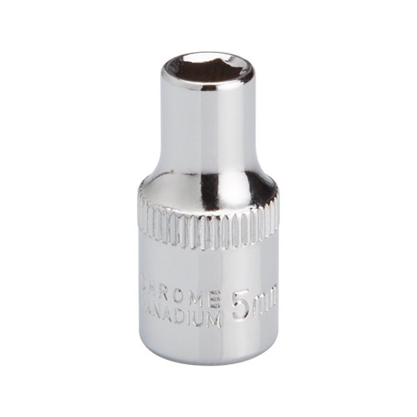 Головка шестигранна 1/4", 5×25 мм, Cr-V, STORM INTERTOOL ET-0434