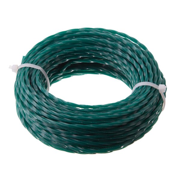 Лiска для тримера "квадрат" кручена, 2.7 мм x 15 м INTERTOOL DT-2324