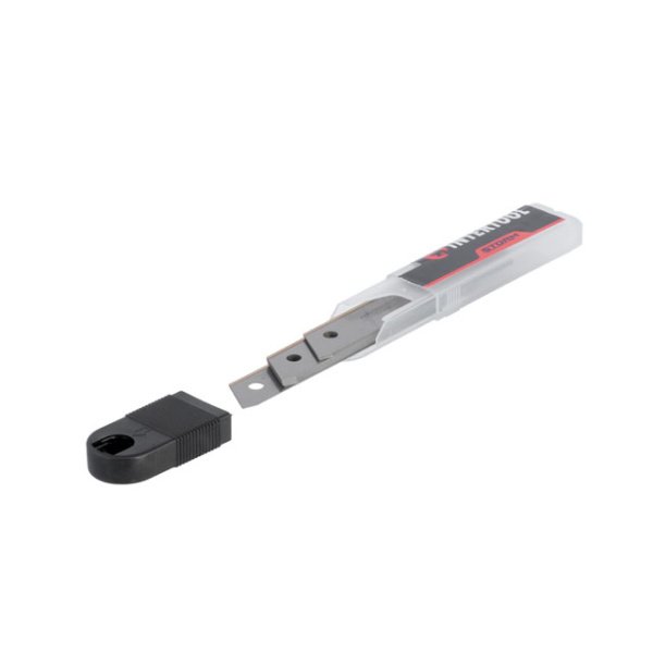 Комплект лез сегментних, 18 мм, 7 сегментів, сталь SK2, покриття Titan, 10 шт., STORM INTERTOOL HT-0566