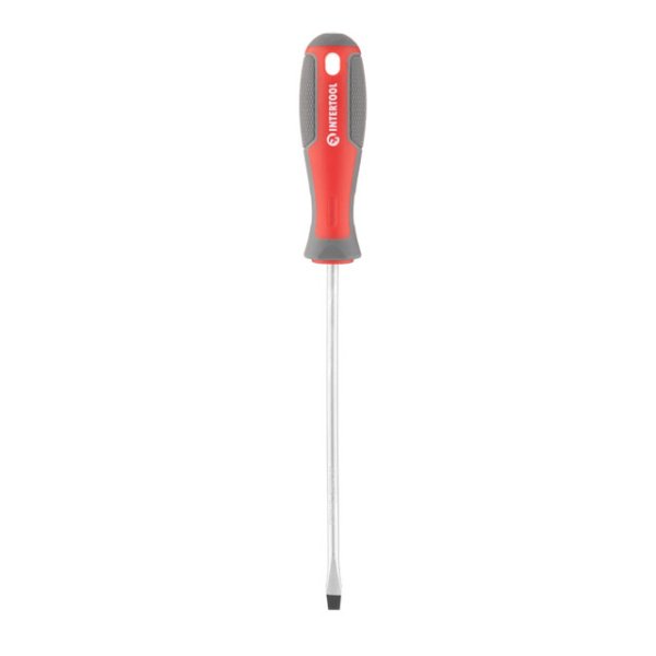 Викрутка шлицьова, SL5,0×150 мм, Cr-V INTERTOOL VT-3308