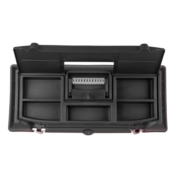 Ящик для інструментів з металевими замками, 24": 610*255*251 мм INTERTOOL BX-1123