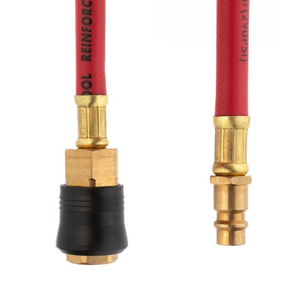 Шланг гібридний, професійний, 20 атм, 6 * 11мм, 20м з латунними швидкороз'ємними з'єднаннями, STORM INTERTOOL PT-1762