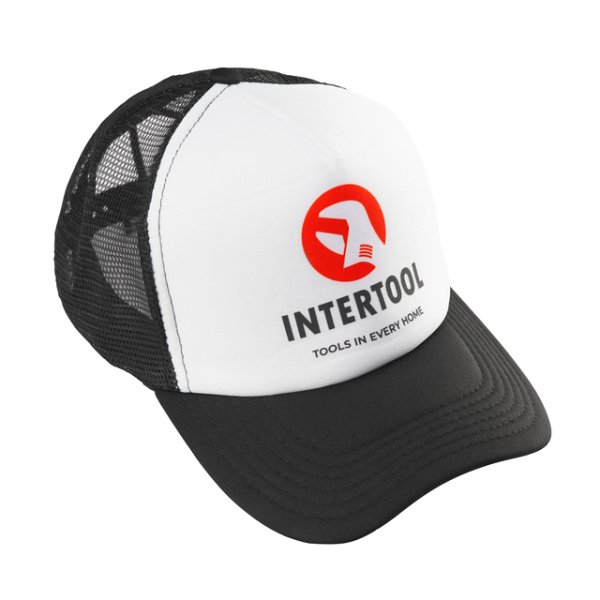 Бейсболка "INTERTOOL" (чорно/біла) INTERTOOL PR-0101