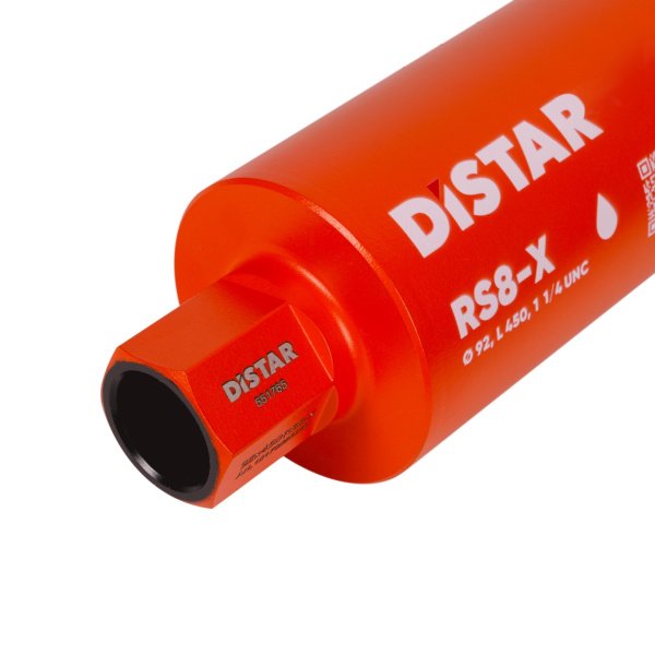 Свердло алмазне Distar DDS-W 092x450-8x1 1/4 UNC DLD 92 RS8-X