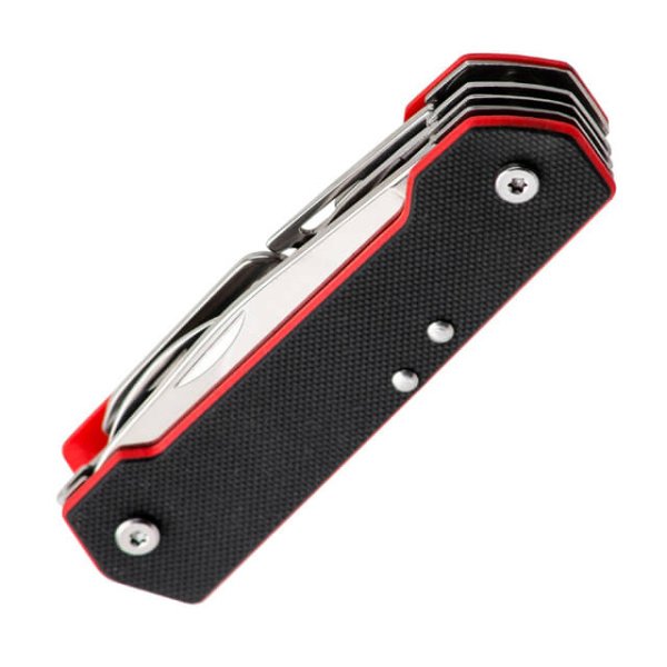 Ніж складаний, 165 мм, 9 в 1 INTERTOOL HT-0597