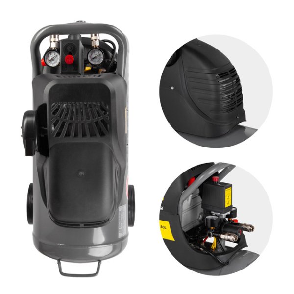 Компресор 50 л, 1500 Вт, 220 В, 8 aтм, 206 л/хв. INTERTOOL PT-0003