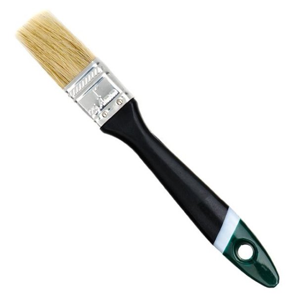 Пензель флейцева 25 * 10 * 38 мм, пластикова ручка INTERTOOL KT-1325