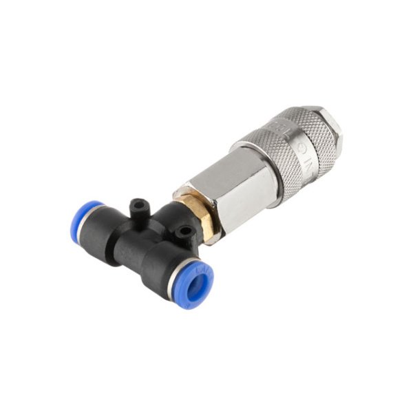 Трійник на шланг 8мм шланг та швидкороз'ємне з'єднання до набору для продувки кабіни вантажних авто INTERTOOL PT-1868