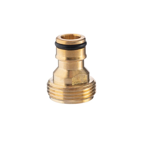 Адаптер латунний для з'єднувача 1/2" з зовнішньою різьбою 3/4", STORM INTERTOOL GE-1202