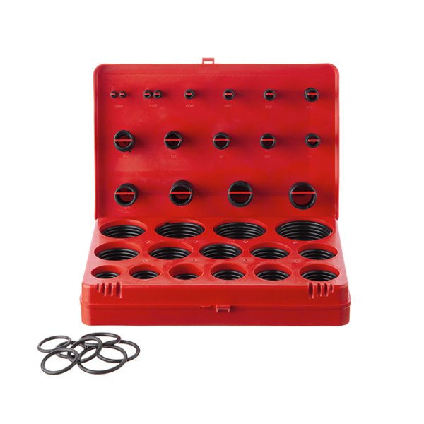 Комплект гумових ущільнювальних кілець, 382 од. INTERTOOL AT-5382