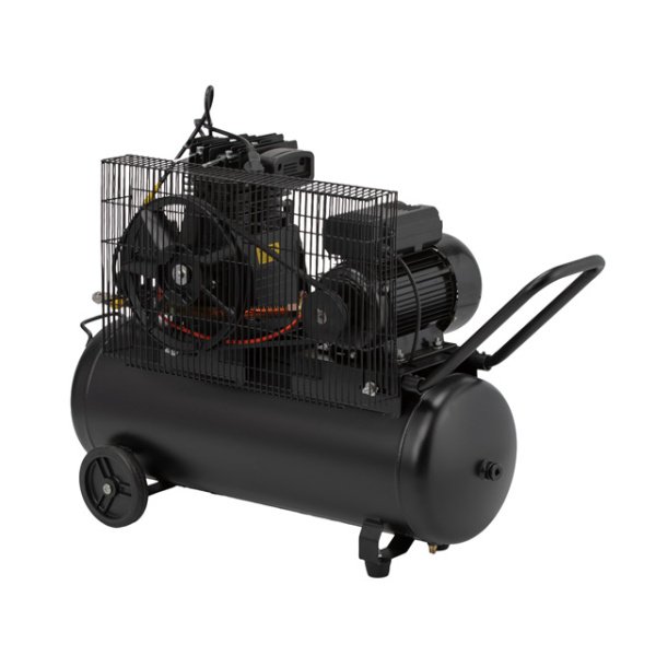 Компресор 50 л, 1.8 кВт, 220 В, 10 aтм, 250 л/хв. INTERTOOL PT-0011