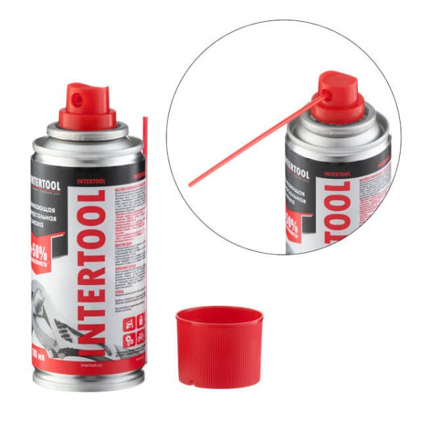 Мастило проникаюче, універсальне, аерозоль, 100 мл INTERTOOL FS-4010
